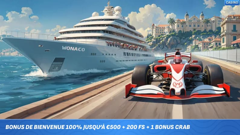 bonus bienvenue wonaco