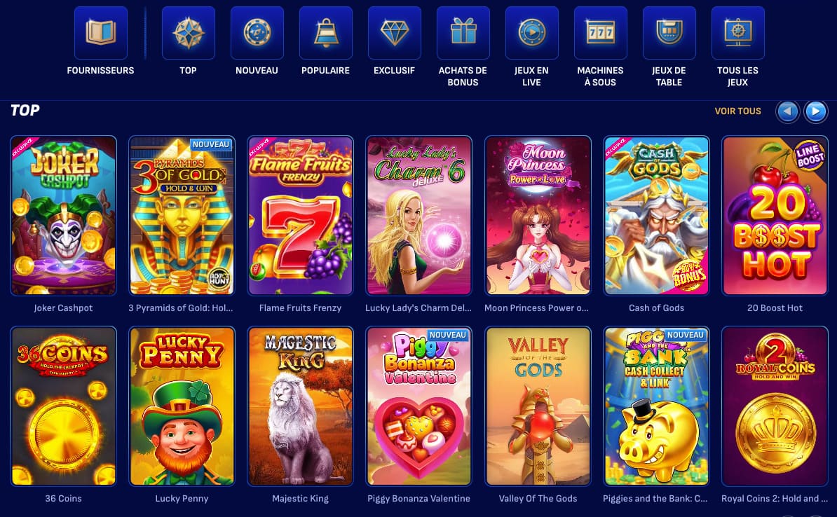 Wonaco casino | Bonus 500€ + 200 Tours gratuits + bonus crab